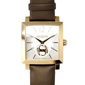 Saint Honore Paris Watch Gold MOP Dial Swiss Made Diamond Orsay lady